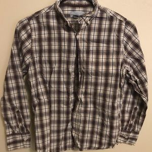 Boys size 10-12 long sleeve button up shirt